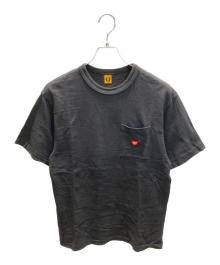 HUMAN MADE（ヒューマンメイド）の古着「タイガープリントポケットTシャツ」｜ブラック