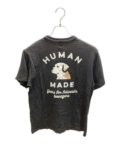 HUMAN MADE（ヒューマンメイド）HUMAN MADE (ヒューマンメイド) バックプリントポケットTシャツ ブラック サイズ:SIZE Sの古着・服飾アイテム