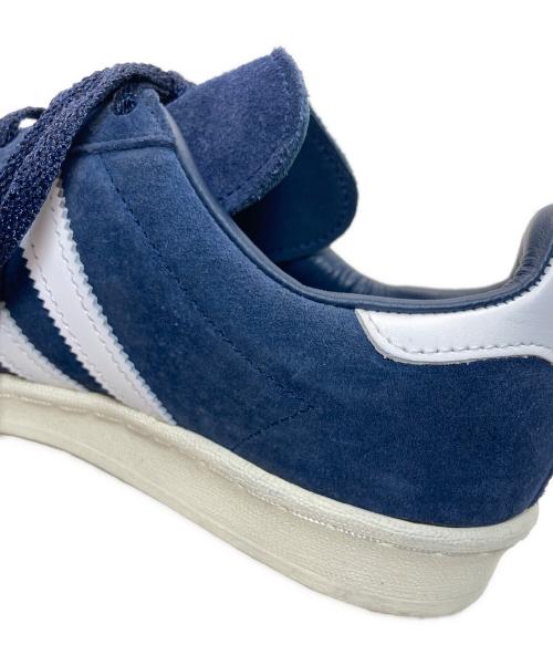 adidas（アディダス）adidas (アディダス) A BATHING APE (アベイシングエイプ) CAMPUS 80s BAPE ネイビー サイズ:SIZE 25cmの古着・服飾アイテム