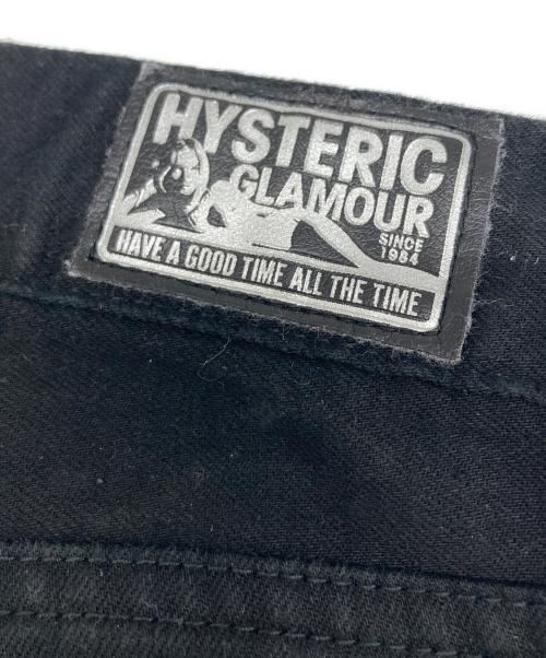 Hysteric Glamour（ヒステリックグラマー）Hysteric Glamour (ヒステリックグラマー) WECKED STAR ヒスガールペイント ストレッチデニムパンツ ブラック サイズ:W30の古着・服飾アイテム