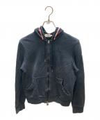 MONCLERモンクレール）の古着「MAGLIA CARDIGAN ジップアップ パーカー」｜ブラック