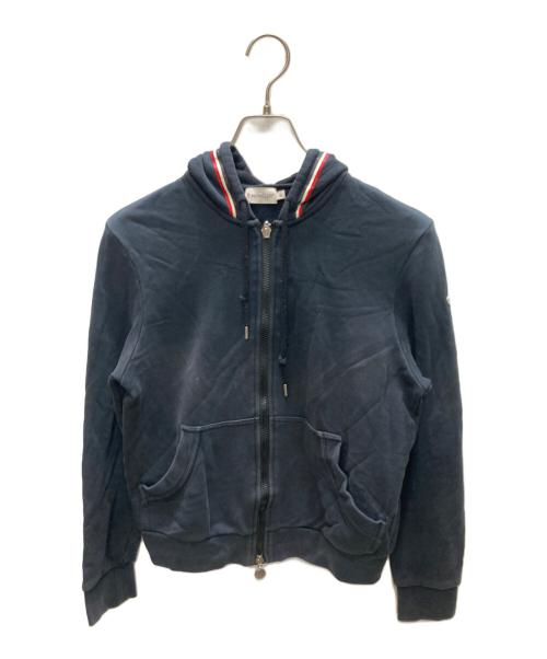 MONCLER（モンクレール）MONCLER (モンクレール) MAGLIA CARDIGAN ジップアップ パーカー ブラック サイズ:Sの古着・服飾アイテム