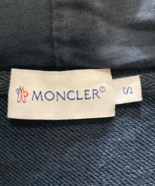 MONCLER（モンクレール）MONCLER (モンクレール) MAGLIA CARDIGAN ジップアップ パーカー ブラック サイズ:Sの古着・服飾アイテム