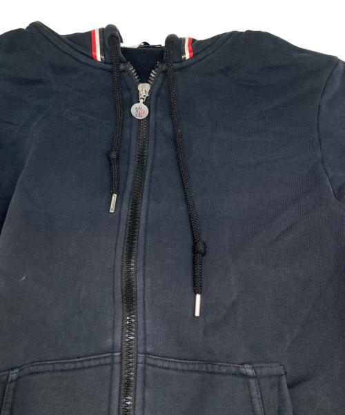 MONCLER（モンクレール）MONCLER (モンクレール) MAGLIA CARDIGAN ジップアップ パーカー ブラック サイズ:Sの古着・服飾アイテム