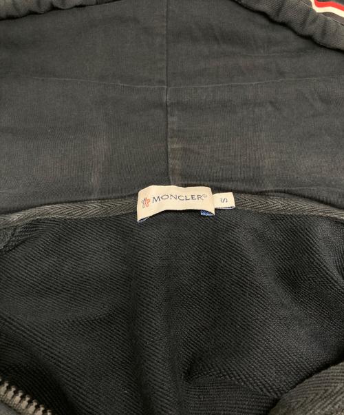MONCLER（モンクレール）MONCLER (モンクレール) MAGLIA CARDIGAN ジップアップ パーカー ブラック サイズ:Sの古着・服飾アイテム