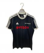 adidas×Gosha Rubchinskiyアディダス×ゴーシャラブチンスキー）の古着「ゲームシャツ」｜ブラック