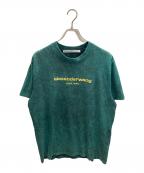 ALEXANDER WANGアレキサンダー・ワン）の古着「ロゴ刺繍Tシャツ」｜グリーン