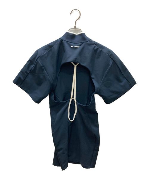 NIKE（ナイキ）NIKE (ナイキ) jacquemus (ジャックムス) Short-Sleeved T-Shirt Dress ネイビー サイズ:SIZE Mの古着・服飾アイテム