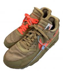 NIKE×OFFWHITE（ナイキ×オフホワイト）の古着「Air Max 90 "Desert Ore" エアマックス90 "デザートオレ"」｜ベージュ