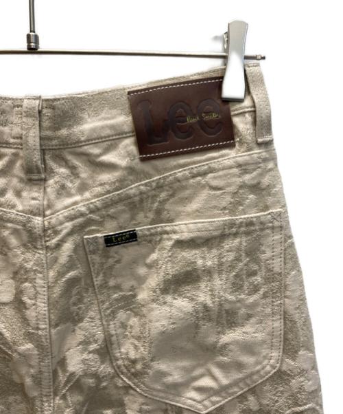 LEE（リー）LEE (リー) PAUL SMITH (ポールスミス) 花柄 ジャカード デニム スカート ベージュ サイズ:Mの古着・服飾アイテム