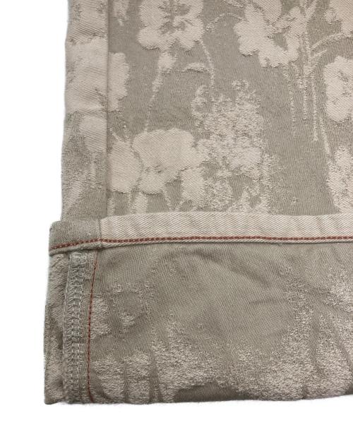 LEE（リー）LEE (リー) PAUL SMITH (ポールスミス) 花柄 ジャカード デニム スカート ベージュ サイズ:Mの古着・服飾アイテム