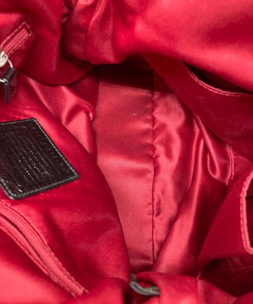 COACH（コーチ）COACH (コーチ) ポピー パテント ウィズフラワーハイライト 2WAYバッグ ショルダーバッグ ブラック サイズ:下記参照の古着・服飾アイテム