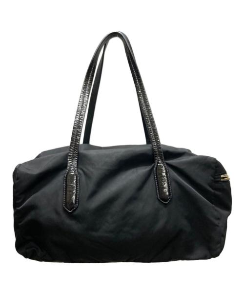 PRADA（プラダ）PRADA (プラダ) テスートナイロン セミショルダー ミニボストンバッグ ブラック サイズ:以下参照の古着・服飾アイテム