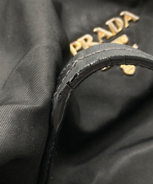 PRADA（プラダ）PRADA (プラダ) テスートナイロン セミショルダー ミニボストンバッグ ブラック サイズ:以下参照の古着・服飾アイテム