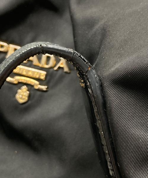 PRADA（プラダ）PRADA (プラダ) テスートナイロン セミショルダー ミニボストンバッグ ブラック サイズ:以下参照の古着・服飾アイテム