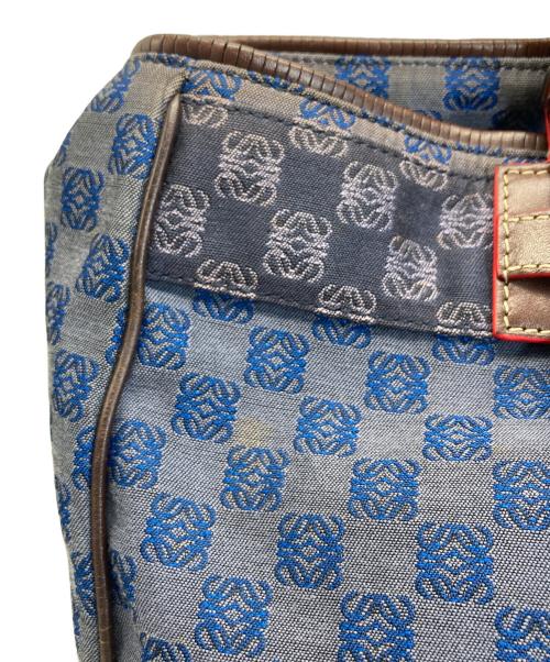 LOEWE（ロエベ）LOEWE (ロエベ) リピート アナグラム トートバッグ ネイビーの古着・服飾アイテム