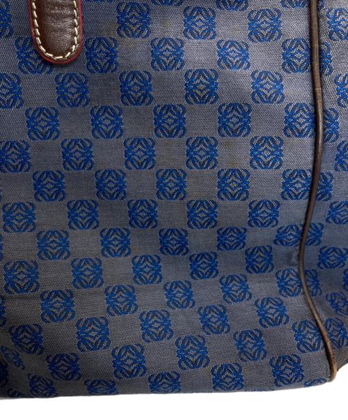 LOEWE（ロエベ）LOEWE (ロエベ) リピート アナグラム トートバッグ ネイビーの古着・服飾アイテム