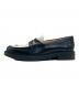 TOD'S (トッズ) GOMMA BASSO 59C MOCASSINO バイカラー ローファー ホワイト×ブラック サイズ:SIZE 36：35000円
