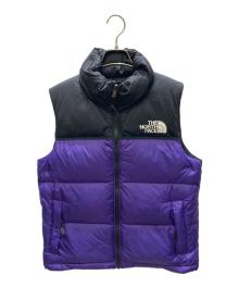 THE NORTH FACE（ザ ノース フェイス）の古着「W'S 1996 RETRO NUPTSE VEST /レトロ　ヌプシ　ベスト」｜ブラック×パープル