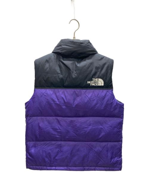 THE NORTH FACE（ザ ノース フェイス）THE NORTH FACE (ザ ノース フェイス) W'S 1996 RETRO NUPTSE VEST /レトロ　ヌプシ　ベスト ブラック×パープル サイズ:Mの古着・服飾アイテム