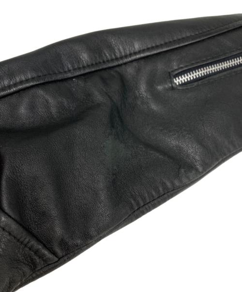 HARLEY-DAVIDSON（ハーレーダビッドソン）HARLEY-DAVIDSON (ハーレーダビッドソン) ダブルライダースジャケット ブラック サイズ:34の古着・服飾アイテム