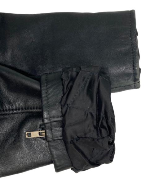 HARLEY-DAVIDSON（ハーレーダビッドソン）HARLEY-DAVIDSON (ハーレーダビッドソン) ダブルライダースジャケット ブラック サイズ:34の古着・服飾アイテム