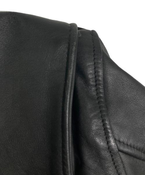 HARLEY-DAVIDSON（ハーレーダビッドソン）HARLEY-DAVIDSON (ハーレーダビッドソン) ダブルライダースジャケット ブラック サイズ:34の古着・服飾アイテム