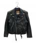 HARLEY-DAVIDSON（ハーレーダビッドソン）の古着「ダブルライダースジャケット」｜ブラック