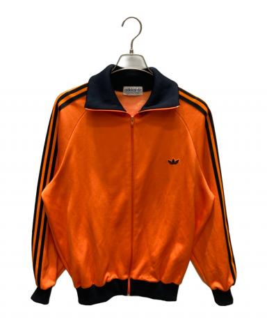  トラックジャケット 80s オレンジ ブラック 中古・古着通販】adidas (アディダス) 70-80s トラックジャケット