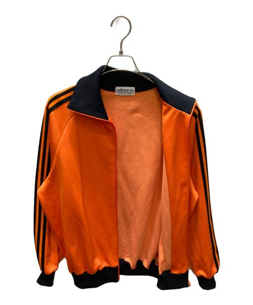 adidas（アディダス）adidas (アディダス) 70-80s トラックジャケット オレンジ×ブラック サイズ:6号の古着・服飾アイテム