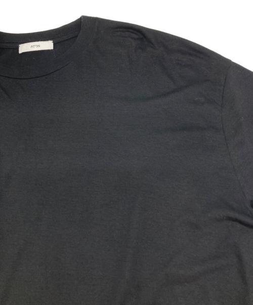 ATON（エイトン）ATON (エイトン) SUVIN 60/2 | OVERSIZED T-SHIRT ブラック サイズ:01の古着・服飾アイテム