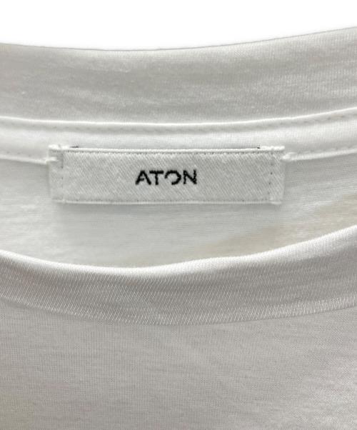 ATON（エイトン）ATON (エイトン) SUVIN 60/2 | OVERSIZED T-SHIRT ホワイト サイズ:Sの古着・服飾アイテム