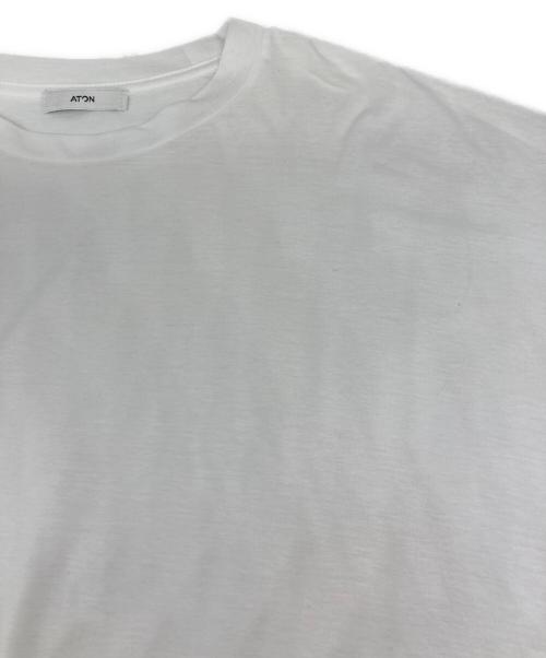 ATON（エイトン）ATON (エイトン) SUVIN 60/2 | OVERSIZED T-SHIRT ホワイト サイズ:Sの古着・服飾アイテム