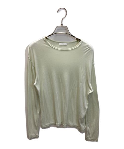 ATON（エイトン）ATON (エイトン) DRY COTTON JERSEY | ロングスリーブTシャツ グリーン サイズ:SIZE 02の古着・服飾アイテム