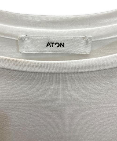 ATON（エイトン）ATON (エイトン) SUVIN 60/2 | OVERSIZED T-SHIRT ホワイト サイズ:Sの古着・服飾アイテム