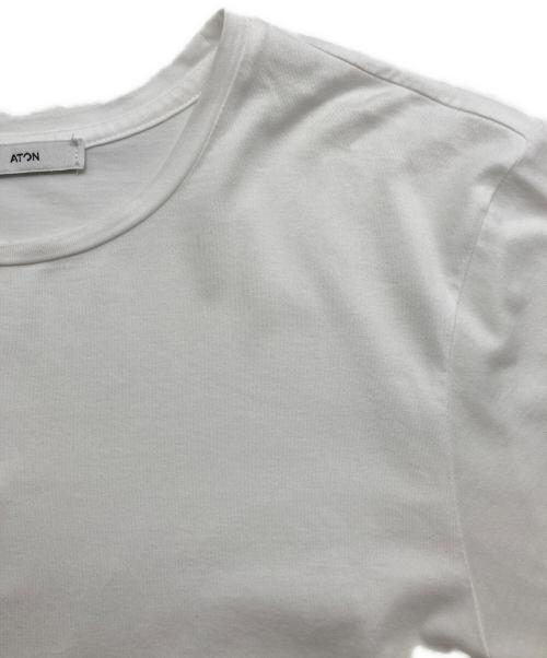 ATON（エイトン）ATON (エイトン) SUVIN 60/2 | OVERSIZED T-SHIRT ホワイト サイズ:Sの古着・服飾アイテム