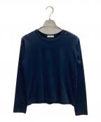 ATONエイトン）の古着「DRY COTTON JERSEY LONG SLEEVE T-SHIRT」｜ネイビー