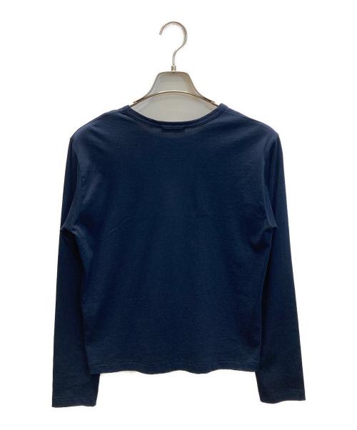 ATON（エイトン）ATON (エイトン) DRY COTTON JERSEY LONG SLEEVE T-SHIRT ネイビー サイズ:SIZE Sの古着・服飾アイテム