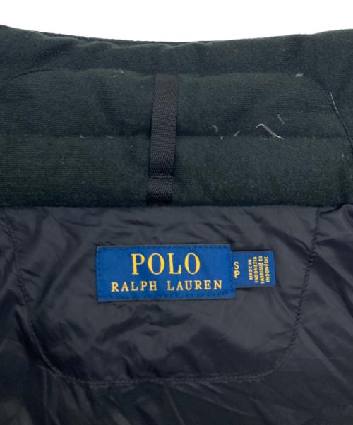 POLO RALPH LAUREN（ポロ・ラルフローレン）POLO RALPH LAUREN (ポロ・ラルフローレン) ビッグポニー刺繍ダウンベスト ブラック サイズ:SIZE Sの古着・服飾アイテム