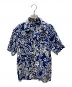 POLO RALPH LAURENポロ・ラルフローレン）の古着「アロハシャツ」｜ネイビー×ホワイト