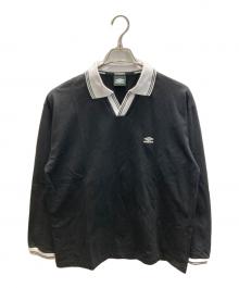 UMBRO×BEAUTY&YOUTH（アンブロ×ビューティーアンドユース）の古着「別注 ゲームシャツカットソー」｜ブラック