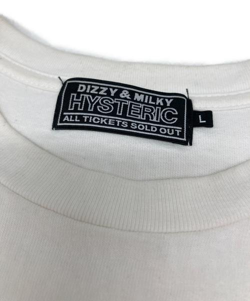 Hysteric Glamour（ヒステリックグラマー）Hysteric Glamour (ヒステリックグラマー) LOVE IT Tシャツ ホワイト サイズ:Lの古着・服飾アイテム