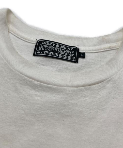Hysteric Glamour（ヒステリックグラマー）Hysteric Glamour (ヒステリックグラマー) LOVE IT Tシャツ ホワイト サイズ:Lの古着・服飾アイテム