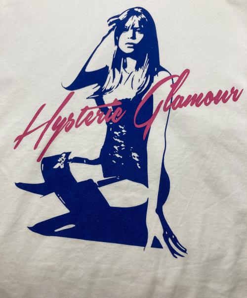 Hysteric Glamour（ヒステリックグラマー）Hysteric Glamour (ヒステリックグラマー) LOVE IT Tシャツ ホワイト サイズ:Lの古着・服飾アイテム