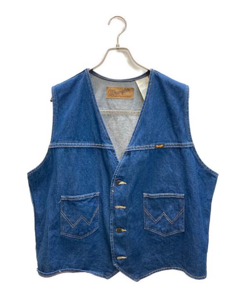 Wrangler（ラングラー）Wrangler (ラングラー) デニムベスト インディゴ サイズ:XLの古着・服飾アイテム