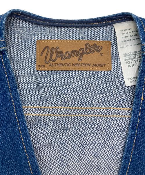 Wrangler（ラングラー）Wrangler (ラングラー) デニムベスト インディゴ サイズ:XLの古着・服飾アイテム