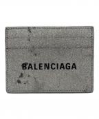 BALENCIAGAバレンシアガ）の古着「ラメカードケース」｜シルバー