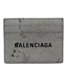 BALENCIAGA（バレンシアガ）の古着「ラメカードケース」｜シルバー