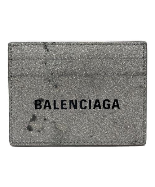 BALENCIAGA（バレンシアガ）BALENCIAGA (バレンシアガ) ラメカードケース シルバー サイズ:下記参照の古着・服飾アイテム