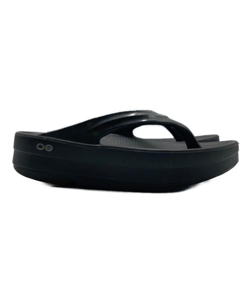 OOFOS（ウーフォス）OOFOS (ウーフォス) OOmegaリカバリーサンダル ブラック サイズ:W7の古着・服飾アイテム